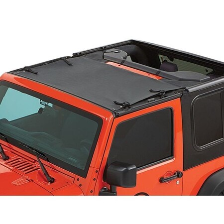 Bestop Sun Standard Targa Style Bikini Top For Jeep 2007-2018 Wrangler JK 52400-35